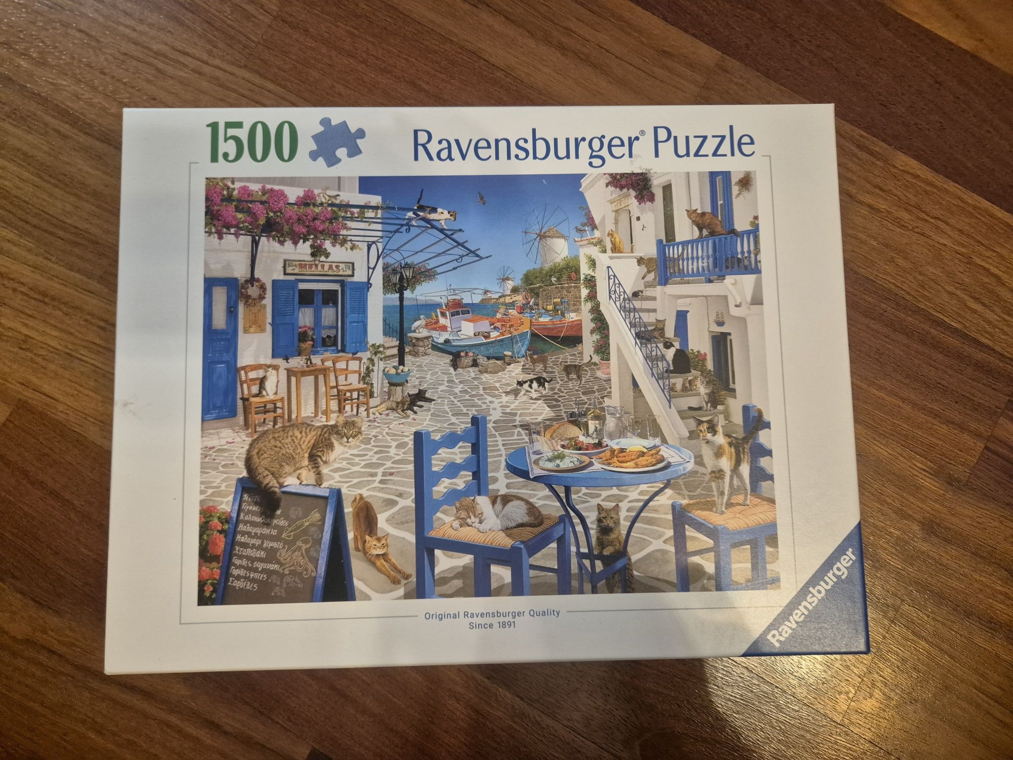 Puzzle Ravensburger de 1500 Peças - Cats of Mykonos