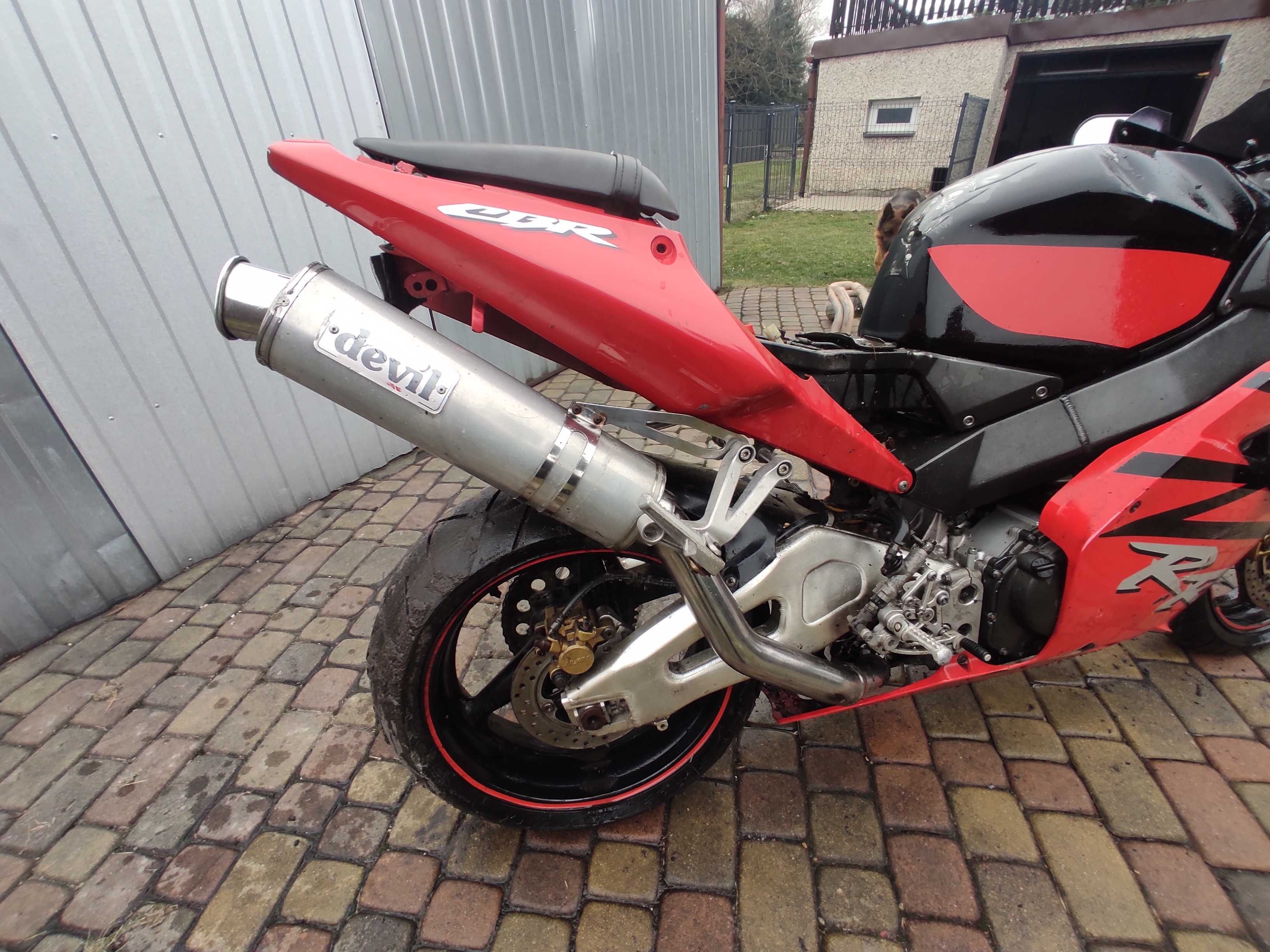 Honda CBR 954 rr sc50 wydech tłumik devil kolektor