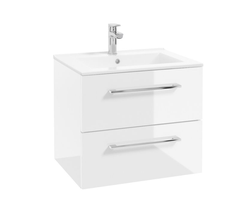 Szafka lazienkowa z umywalką - NOWY zestaw wiszący