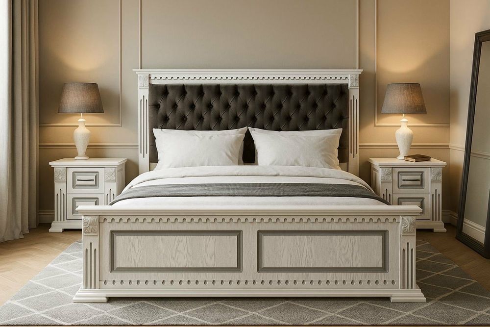 Класичне ліжко/ ліжко з дерева /спальня