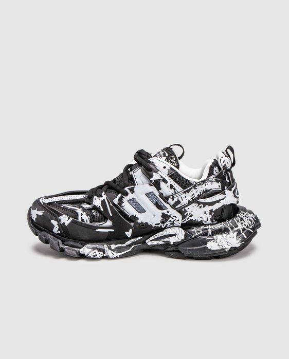 Кросівки Balenciaga Track Graffiti Black/White premium