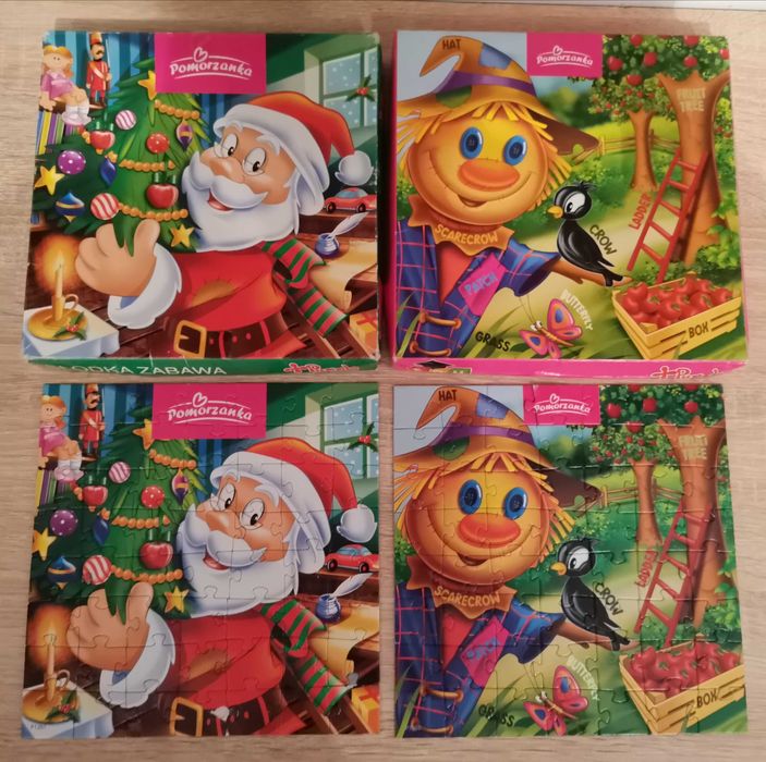 Aż 8 pudełek puzzli
