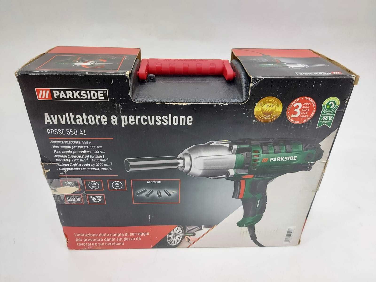 Електричний ударний гайковерт / Гайковерт Parkside PDSSE 550 A1