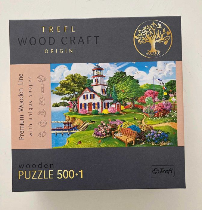 Puzzle drewniane Trefl 500