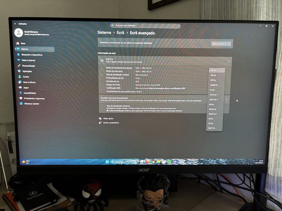 ACER KG272 160hz