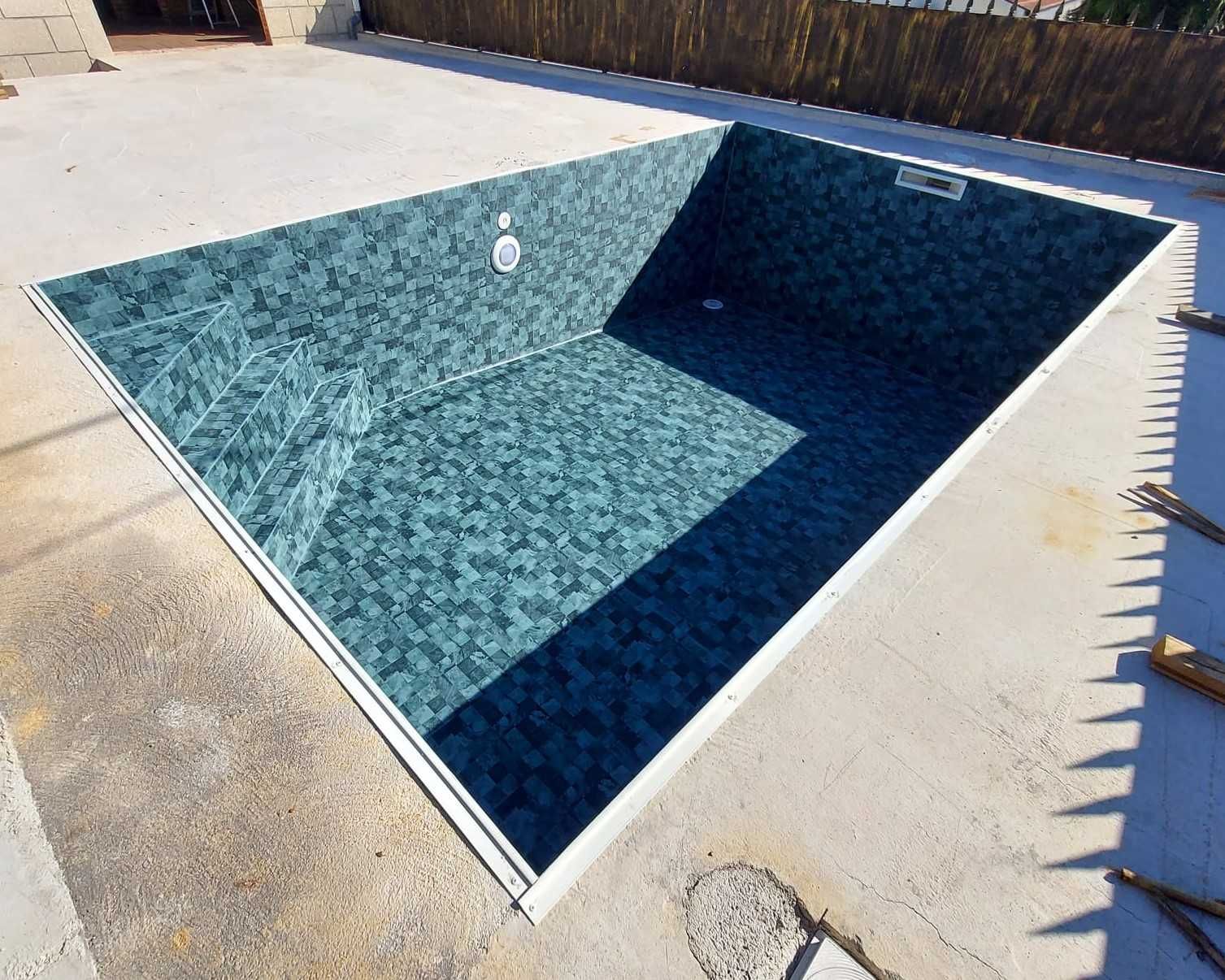 Revestimento de piscina (tela armada ou liner pvc)