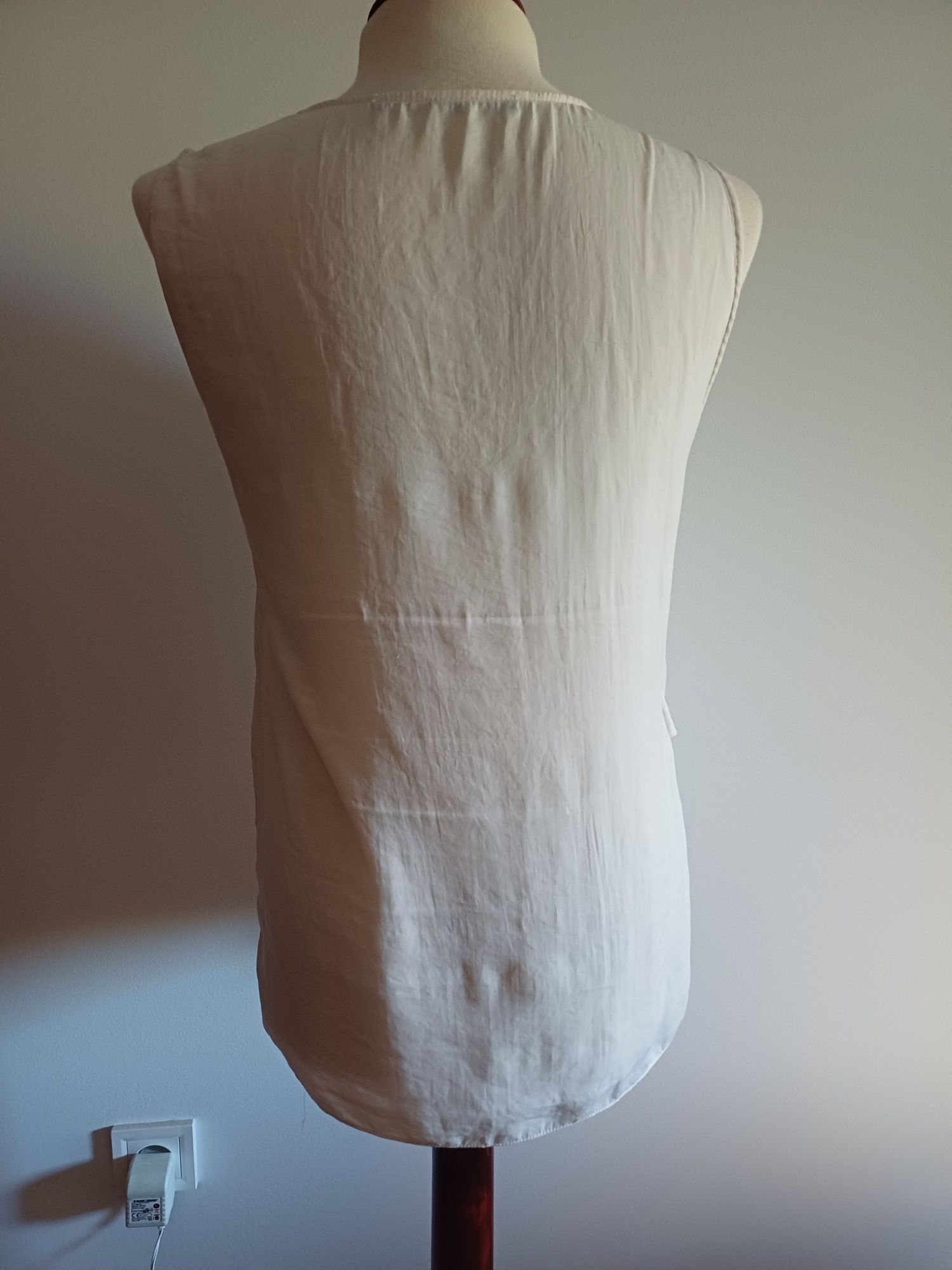 Blusa branco pérola