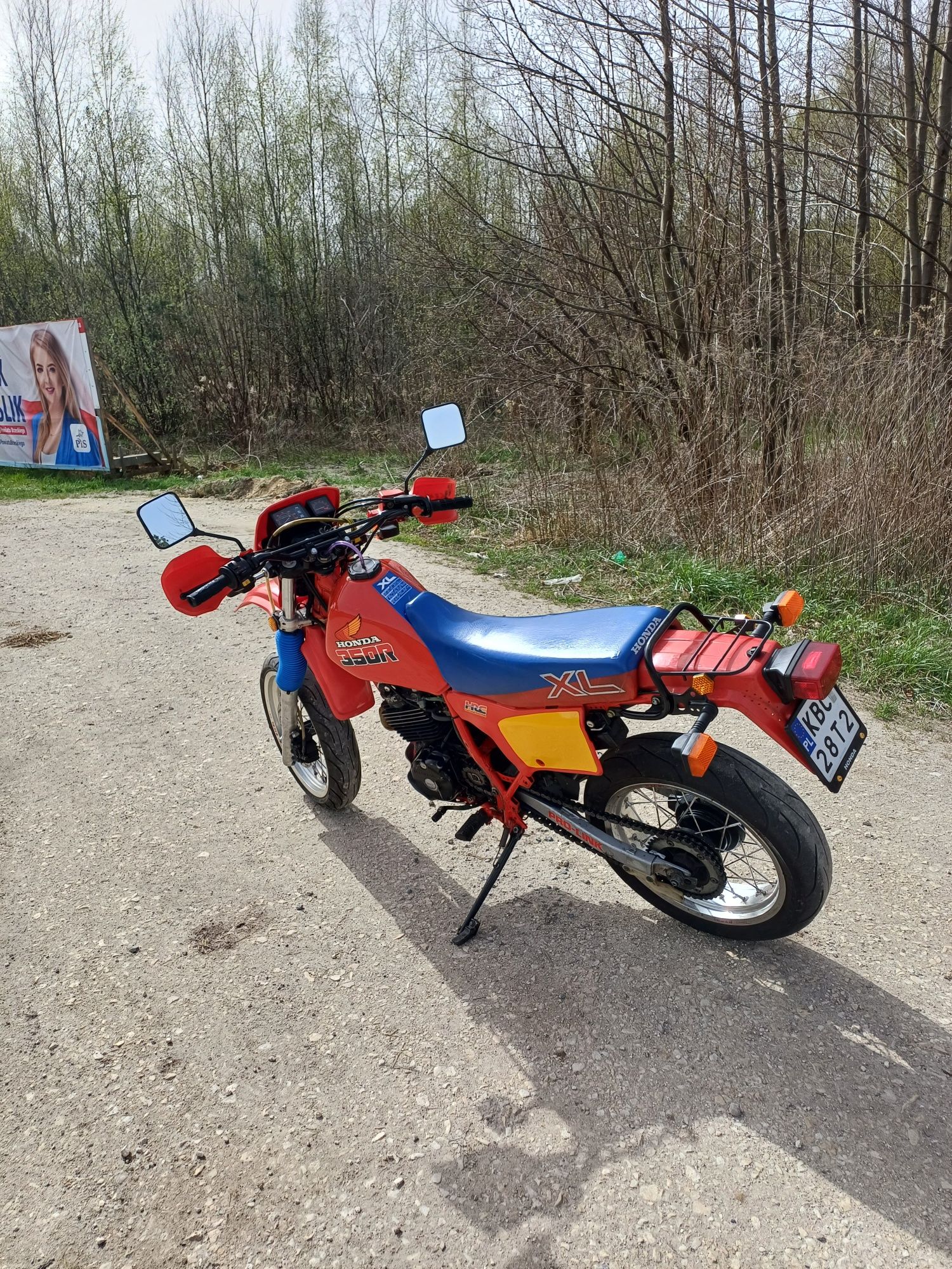 Honda xl 350r supermoto