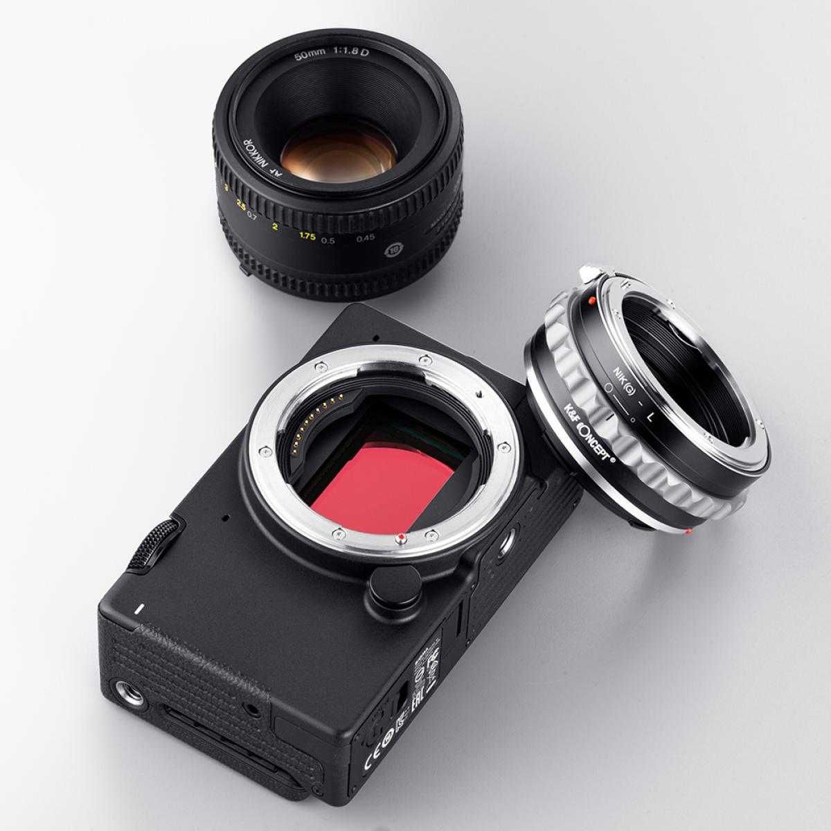 Adapter Nikon (też wersja G) na L-MOUNT LEICA K&F Concept