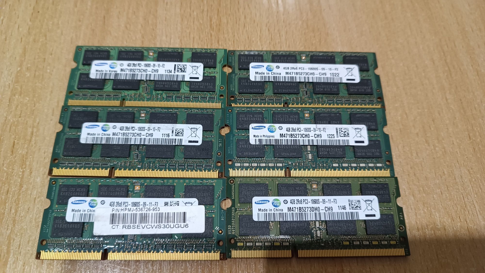 Оперативная память для ноутбука SO-DIMM 4GB 1333 10600 DDR3 PC3 4ГБ
