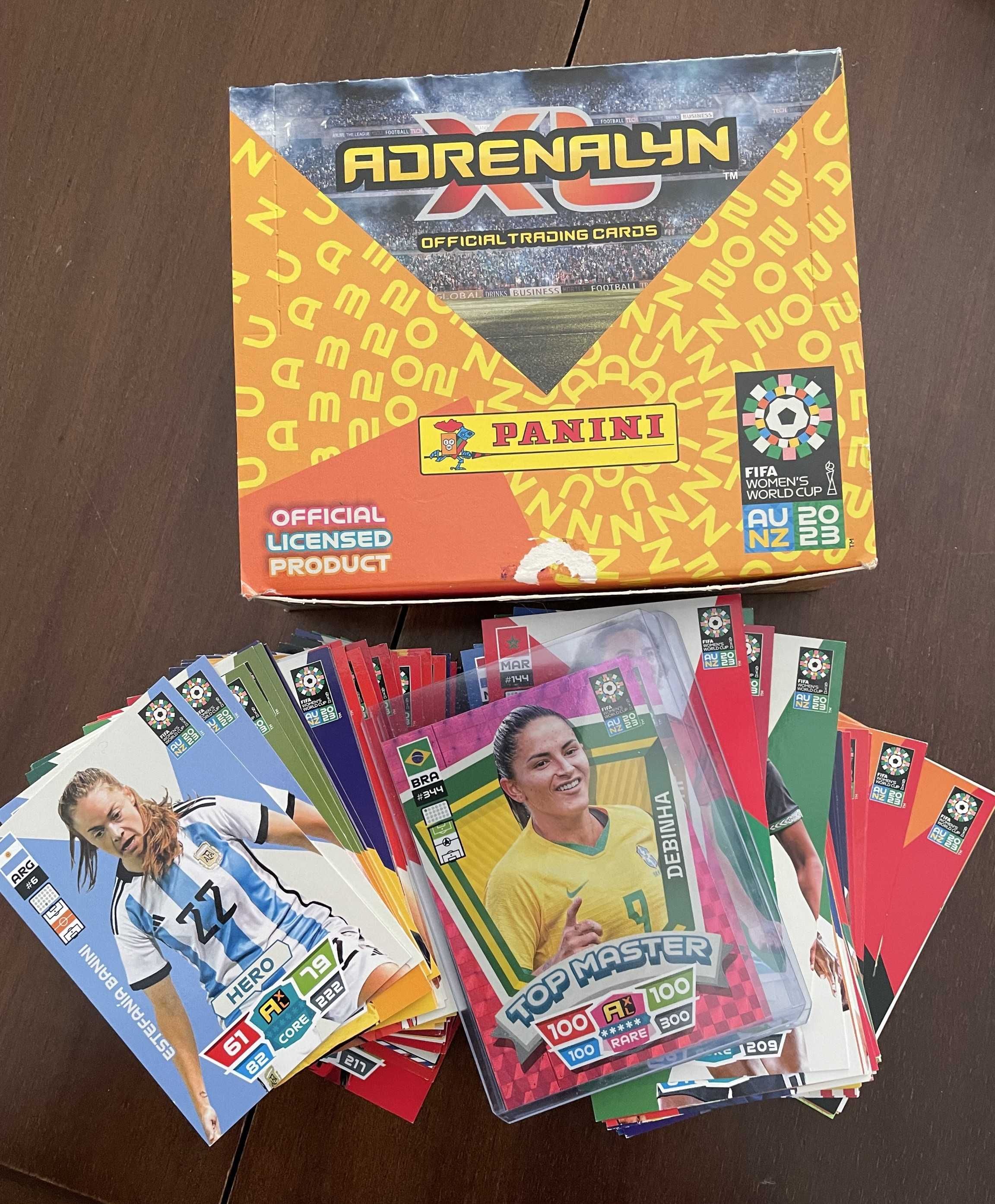 Cartas Adrenalyn xl 2023 - Feminino - (venda ou troca)