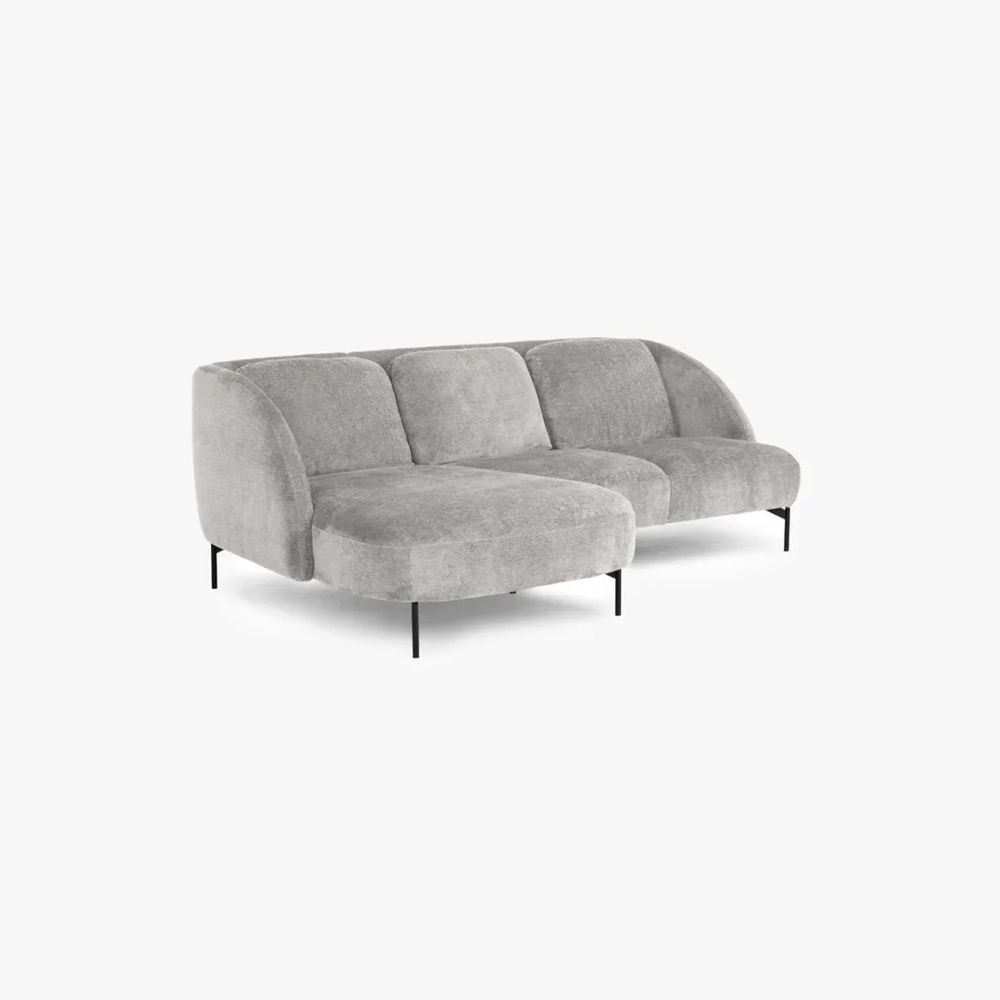 Sofá NOVO com chaise longue esquerda cinza