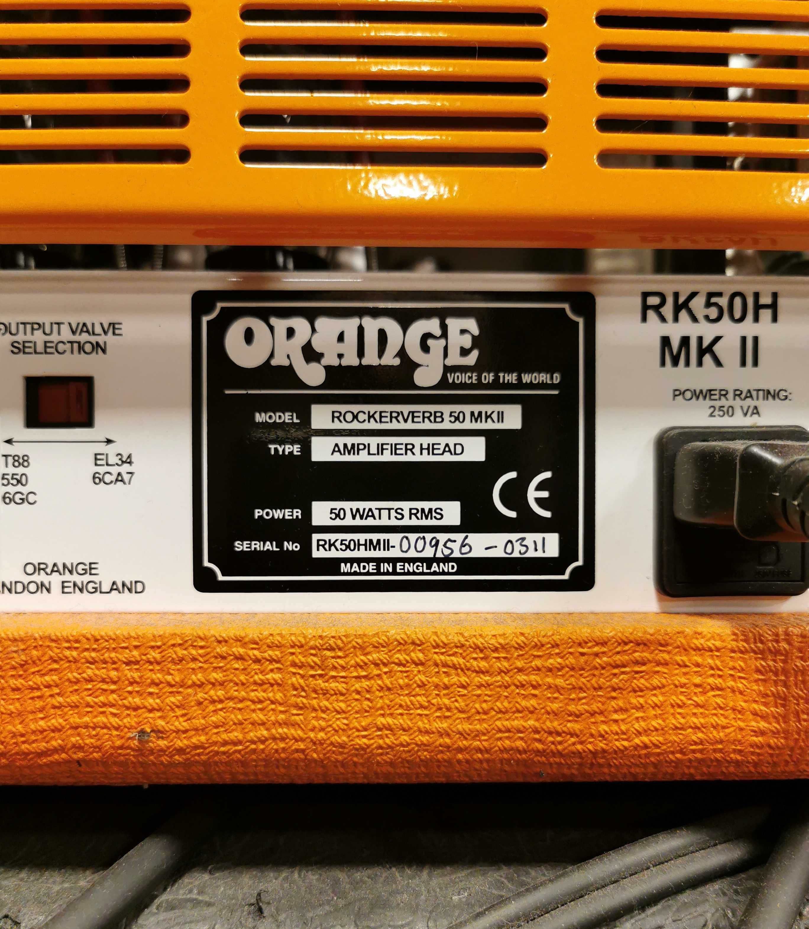 Orange Rockerverb 50 wzmacniacz gitarowy lampowy 50W lampa