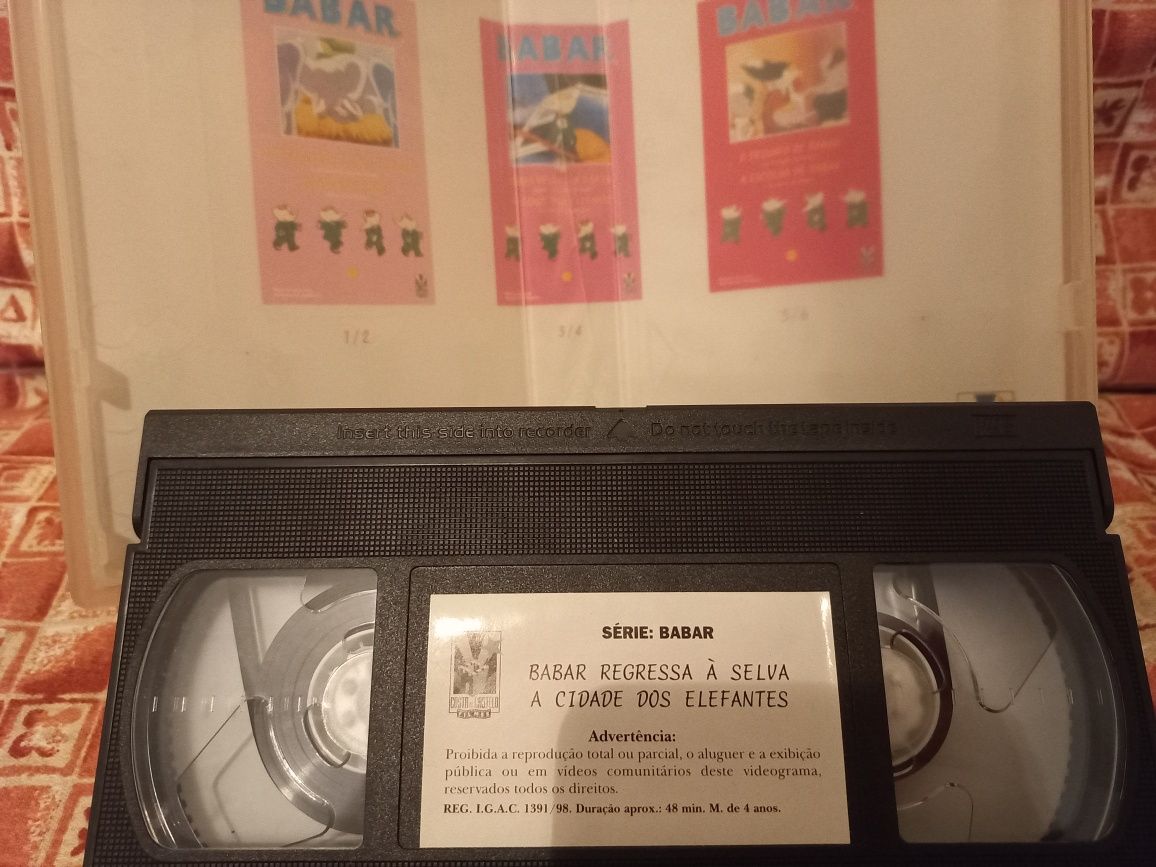 VHS - Cassete de Video Original - Babar