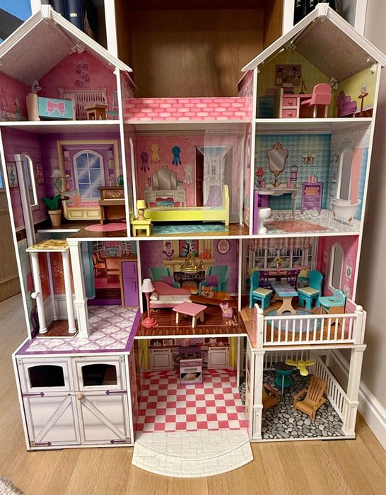 Domek dla lalek bardzo duzy Barbie