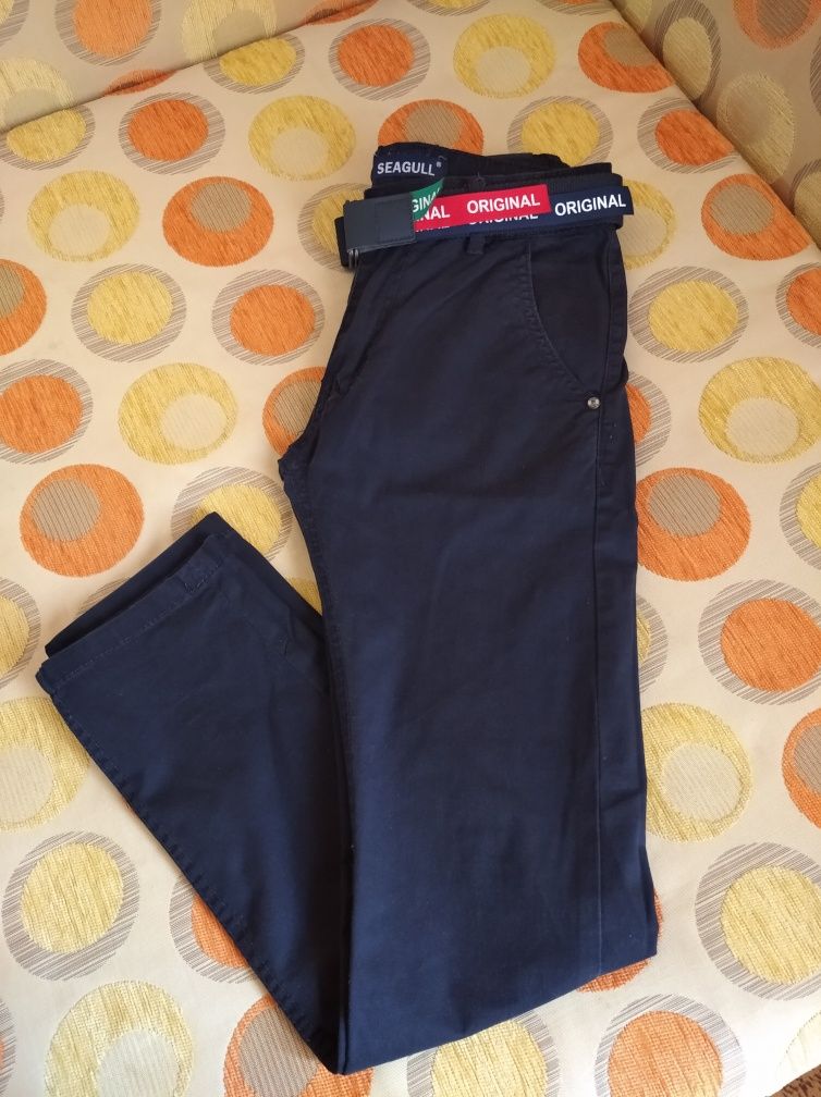Катоновые брюки на мальчика  размер 122-134. Брюки котон   140 -146.