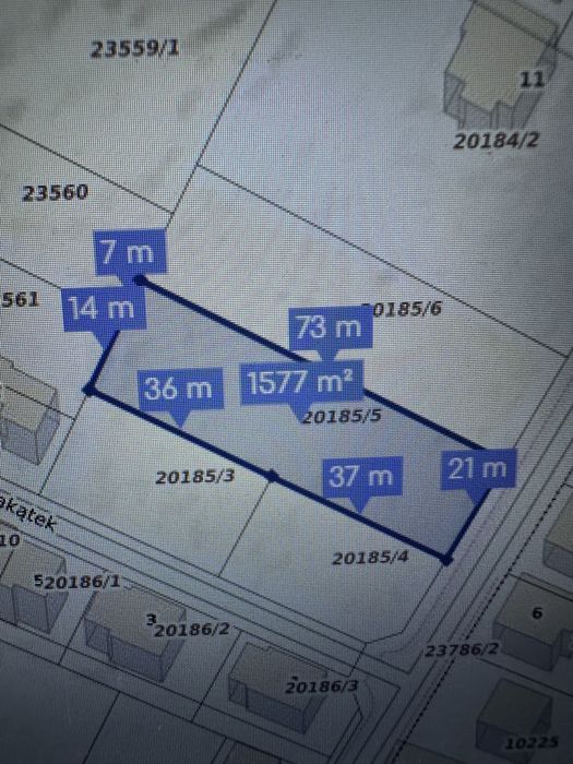 1557 mDzialka budowlana, uslugowo   mieszkalna  900 m do centrum Łomży