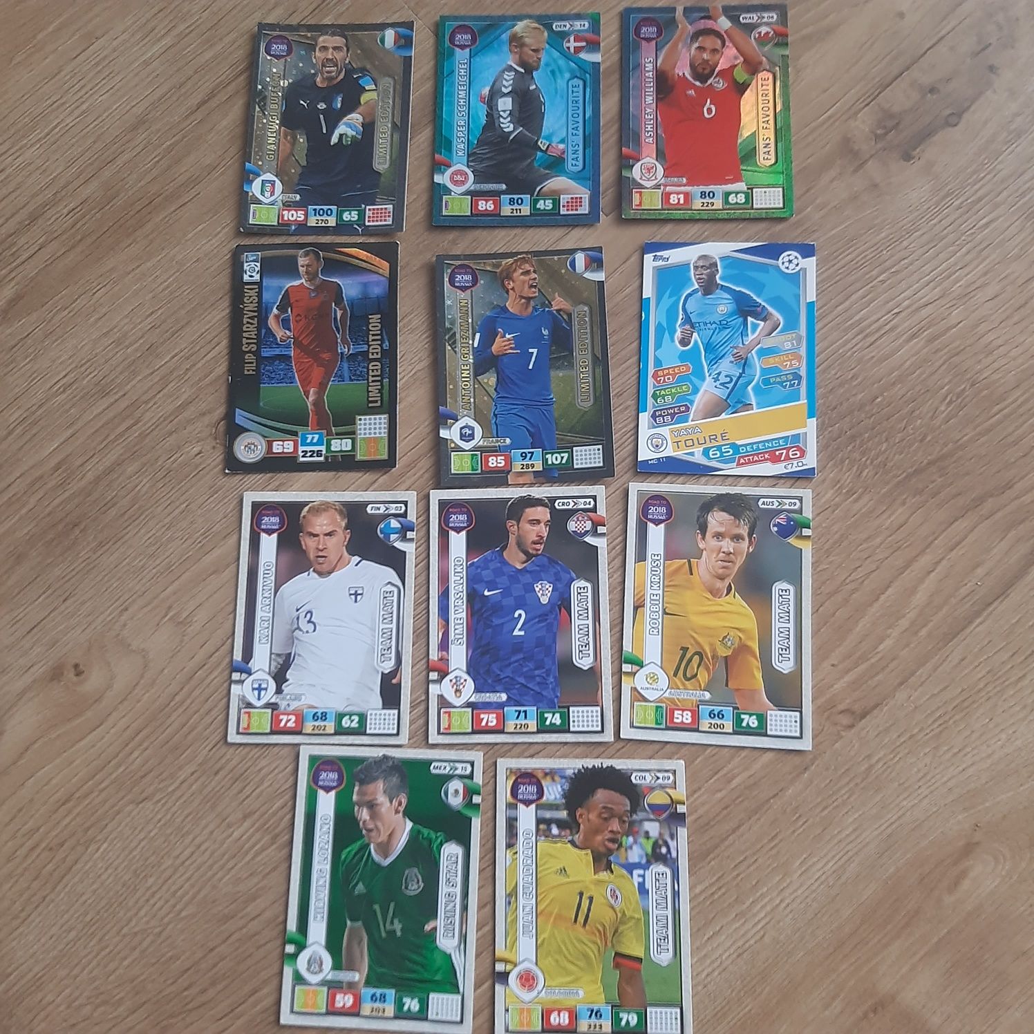 Karty Panini Fifa 2018