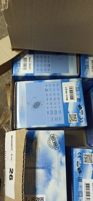 Побутовий вентилятор Вентс ∅100 ДЛ