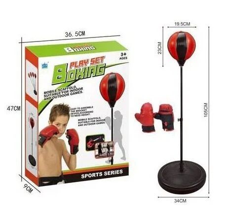 Боксерський набір на стійці до 125 см,боксерська груша,бокс дитячий
