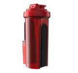 Crivit Butelka Fitness z Uchwytem Magnetycznym Shaker Czerwony