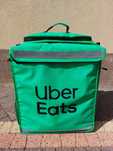 UBER EATS torba shopper poliester zielony
