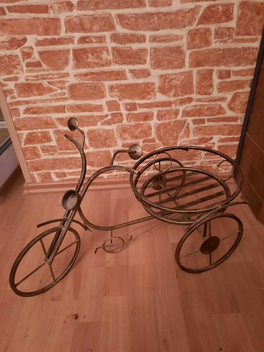 Подставка для цветов велосипед