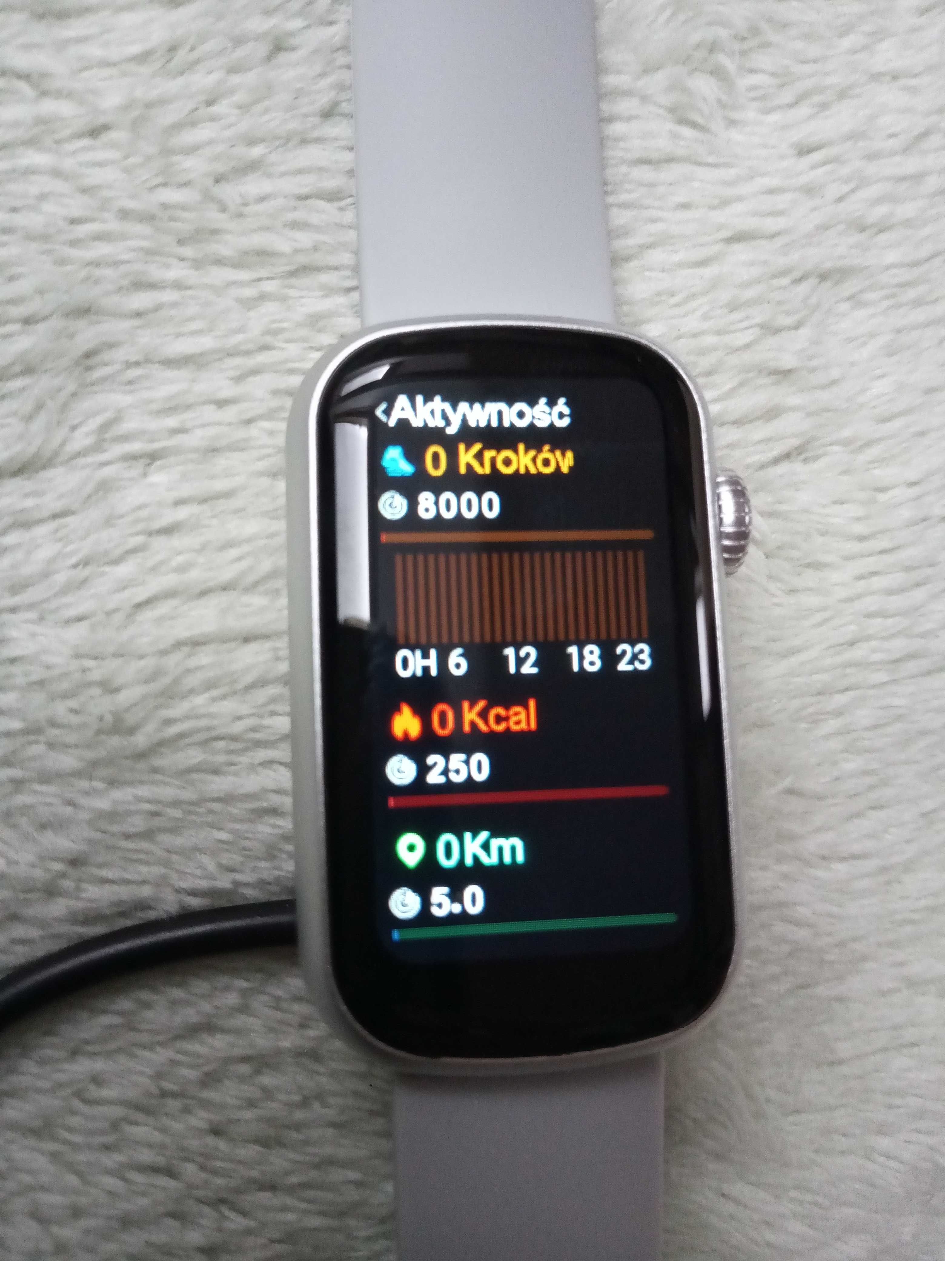 GARETT Action Smartwatch Ciśnieniomierz Pulsoksymetr Wodoszczelny GWAR