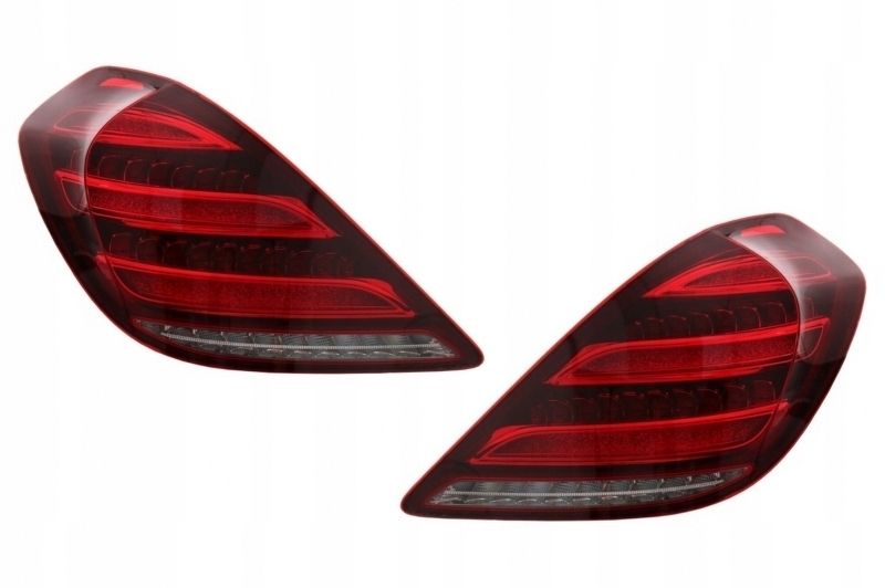 Zderzak przód, tył + lampy LED + grill + progi MERCEDES S W222 13- AMG