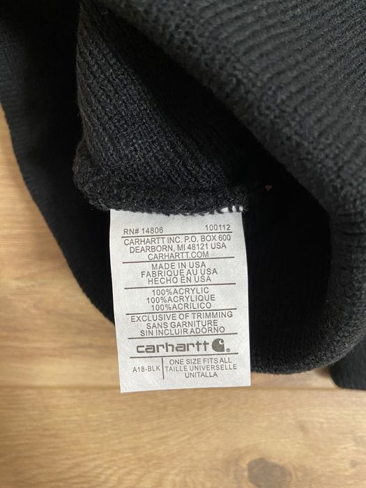 Шапка Carhartt olive/black hat classic