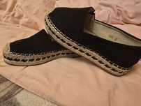 Espadryle czarne damskie