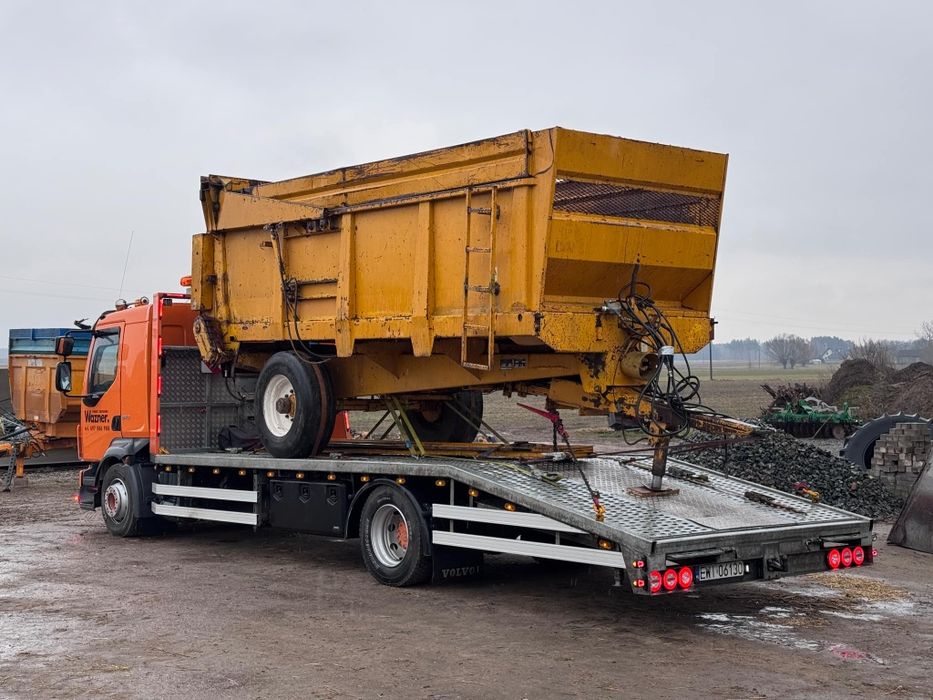 Transport maszyn, ciągników, przyczep, samochodów, laweta