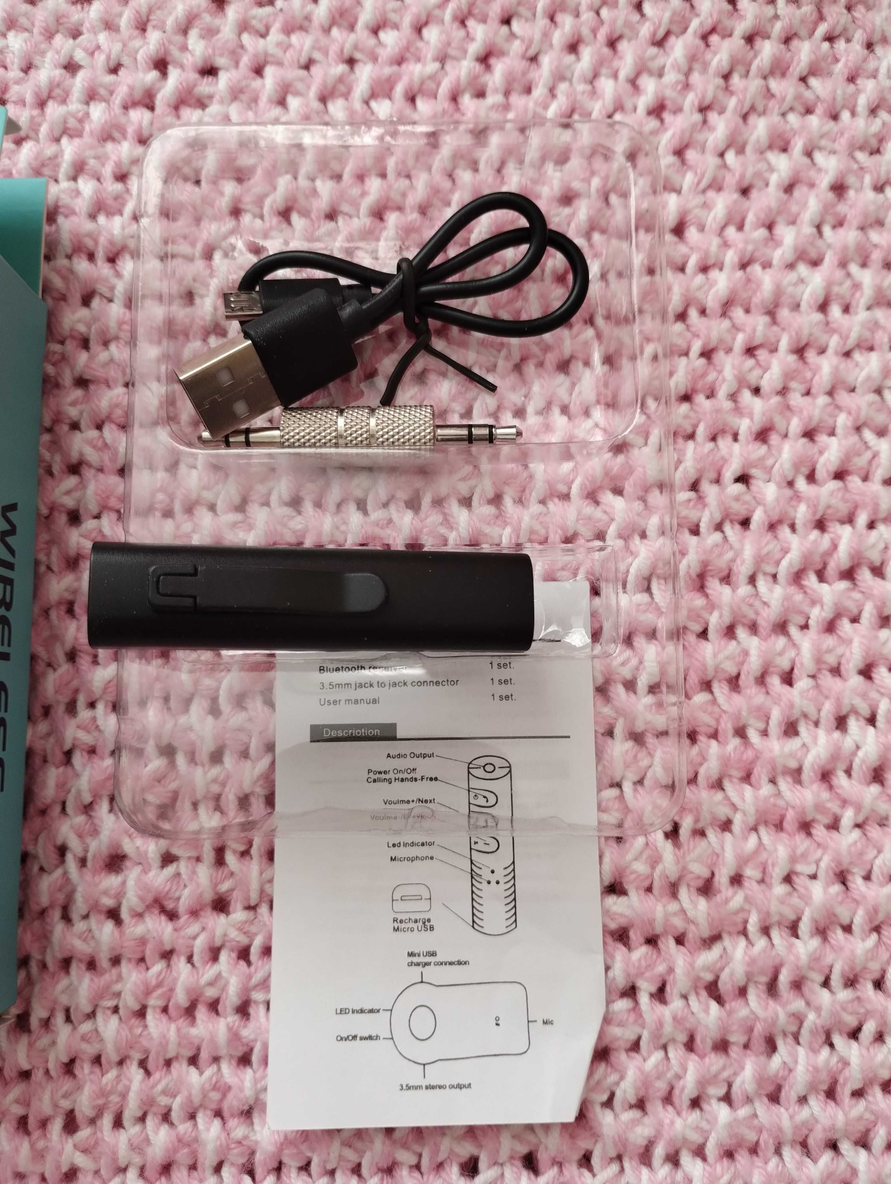 Фирменный Bluetooth / Блютуз адаптер устройство / аудіо AUX 3.5 мм