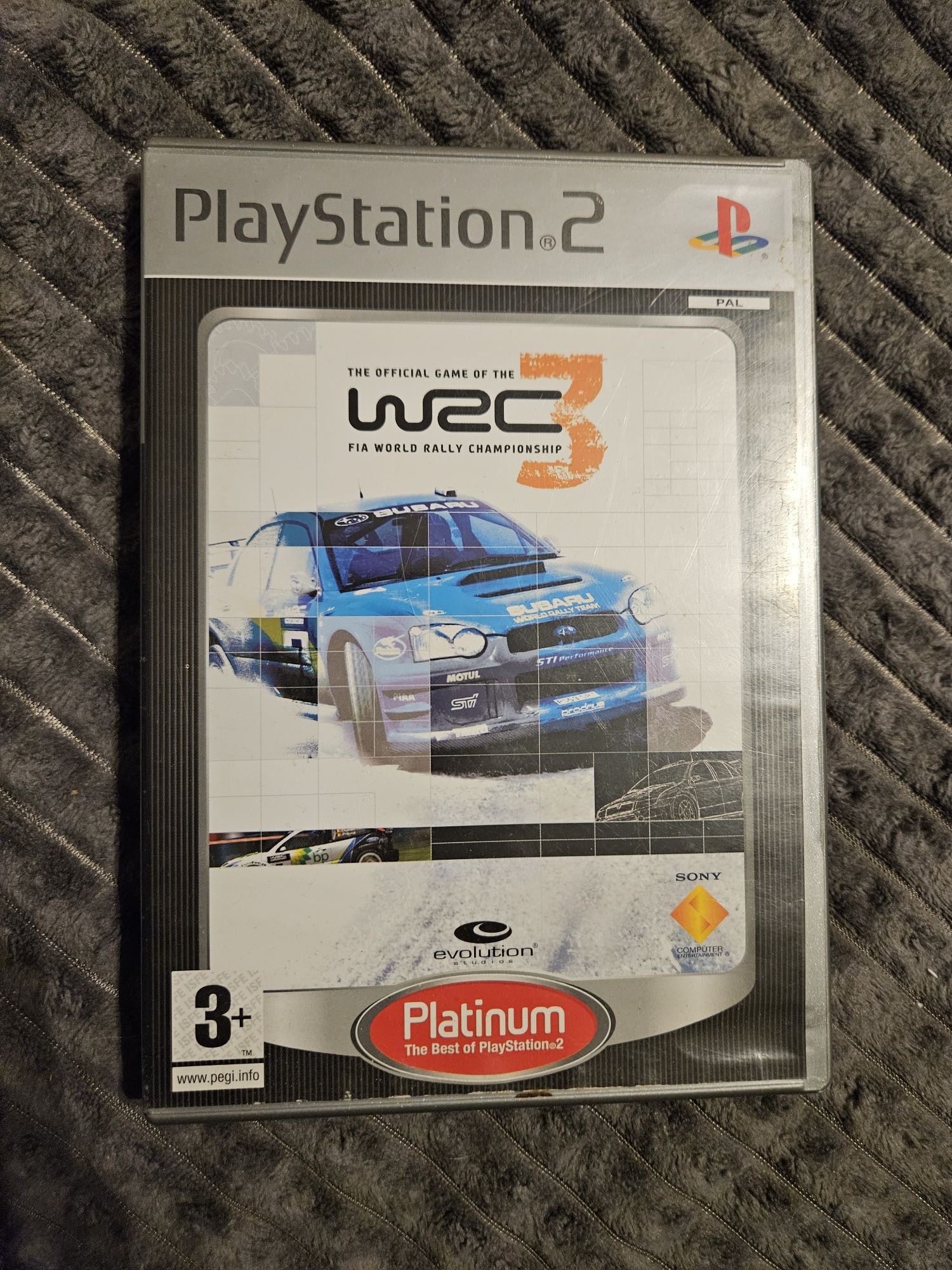 WRC3 PlayStation2 opakowanie i instrukcja