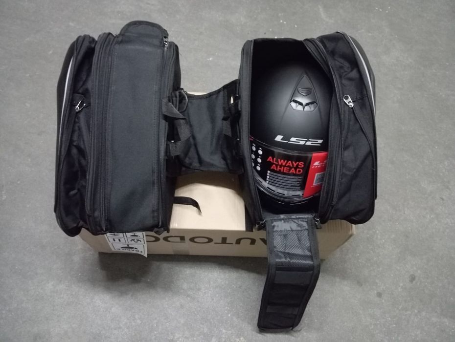 Alforges / Malas Laterais Semi Rígidos Extensíveis (NOVOS )