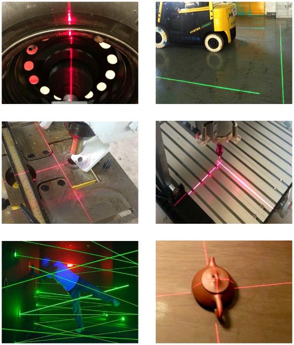 Laser liniowy zielony 50mW 520nm IP67 LAMBDAWAVE - piła do kamienia