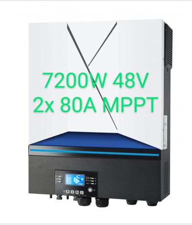 Inversor 7200W 2x 80A MPPT 48V híbrido Voltronic Axpert