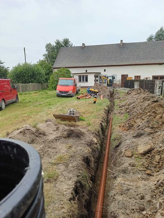 Usługi minikoparką - wynajem