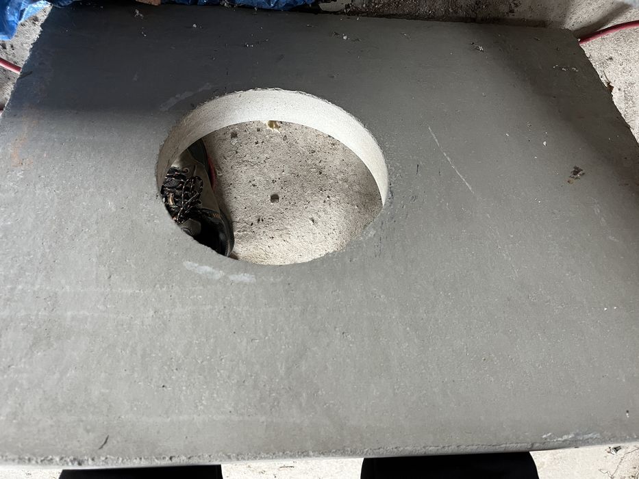 Płyta kominowa, czapa kominowa betonowa 71x56 do fi200