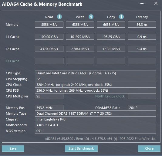 Core 2 duo e6600