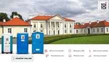 Toaleta przenośna TOI TOI wynajem toalety serwis toalet wc na budowę