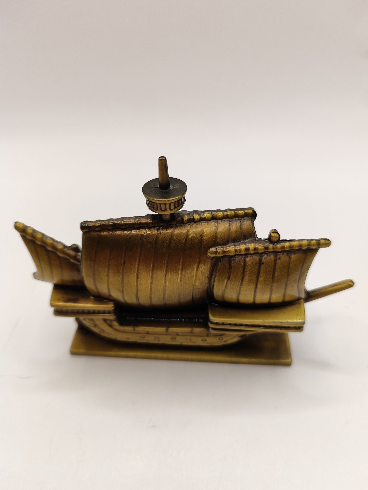 Mosiężny okręt/statek/żaglowiec model kolekcjonerski klasyka ozdoba