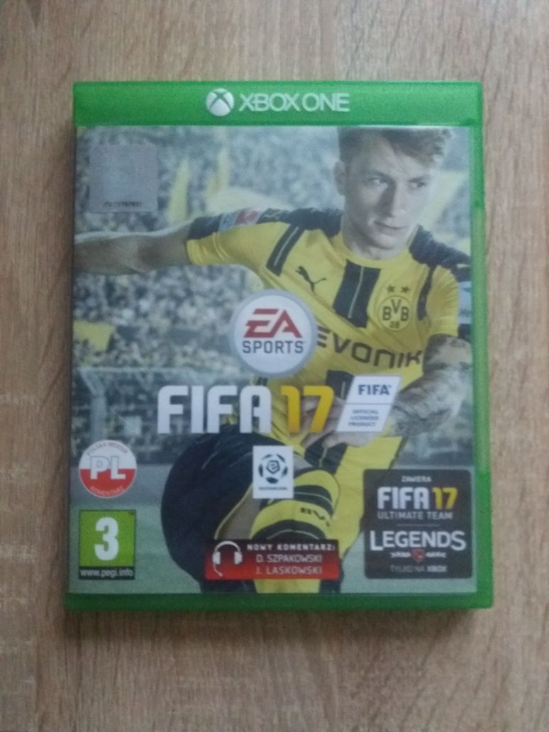 xbox one gra płyta fifa 17