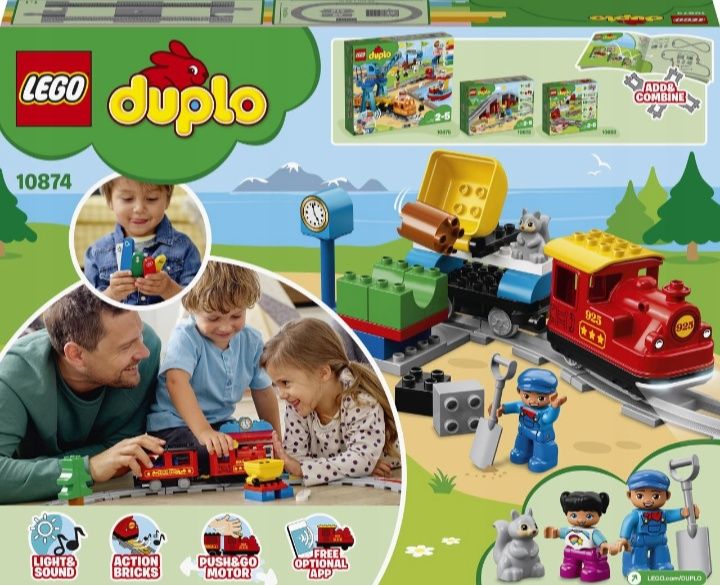 Lego duplo pociąg elektryczny 3 zestawy