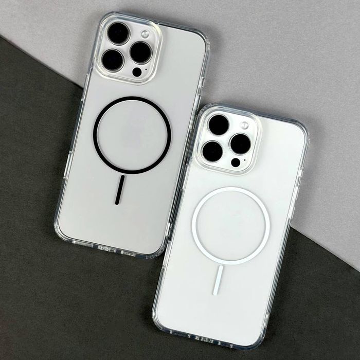 Акція! Прозорий чохол з MagSafe для iPhone 15 Pro | Чехол на Айфон 15