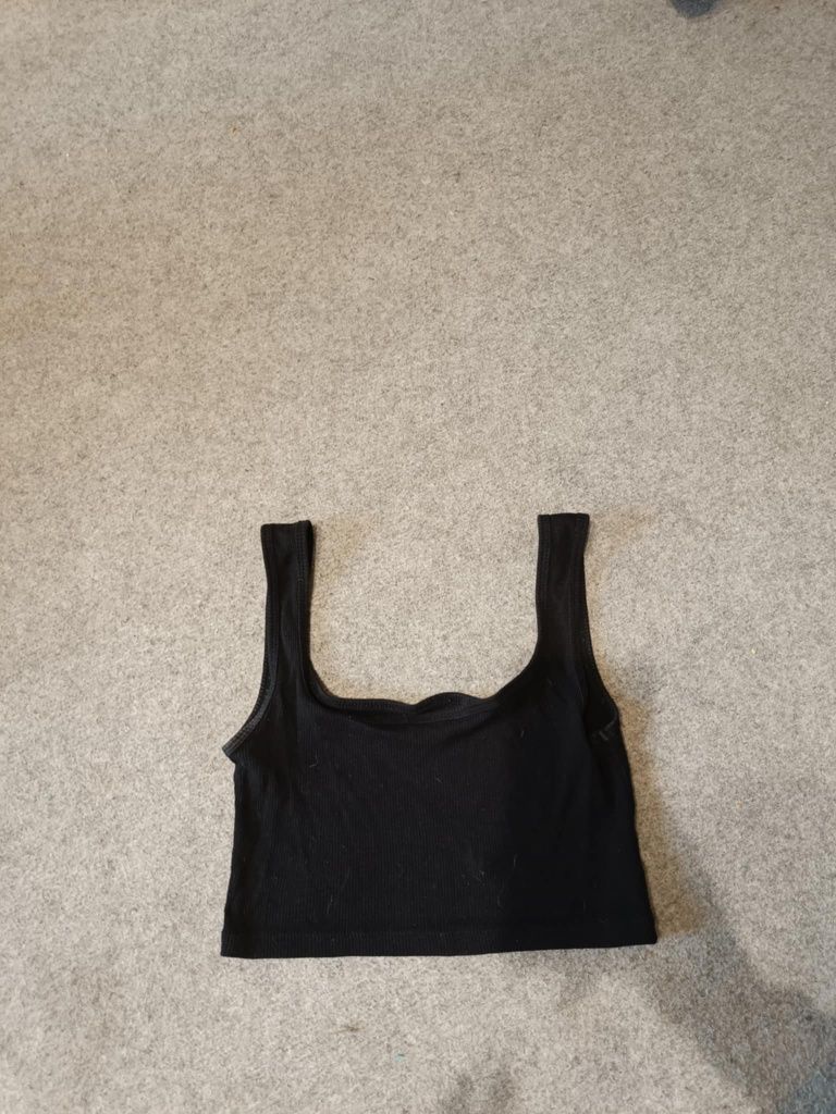 Damski top czarny