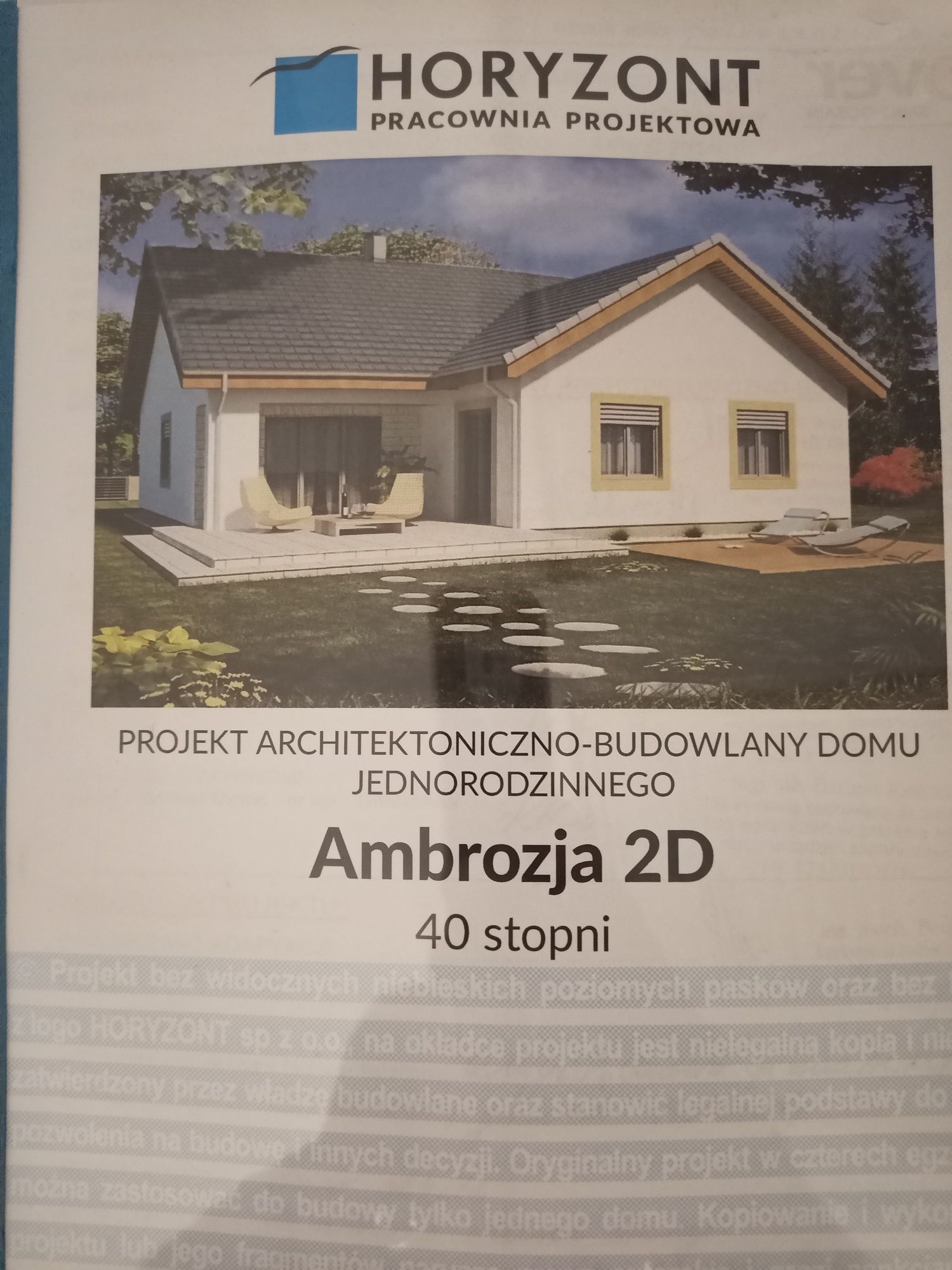 Horyzont Ambrozja 2D Projekt domu jedyny taki !!!