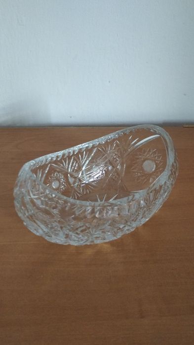 Kryształowa bombonierka salaterka vintage.