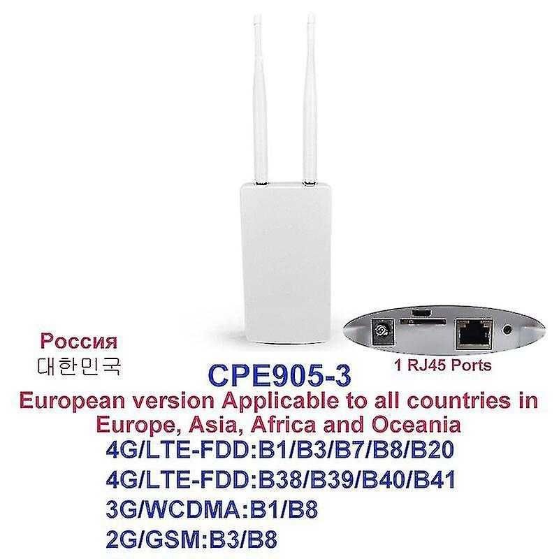 Router Cpe905-3 Outerdoor Waterproof 150mbps Smart 4g  Home Hotsp