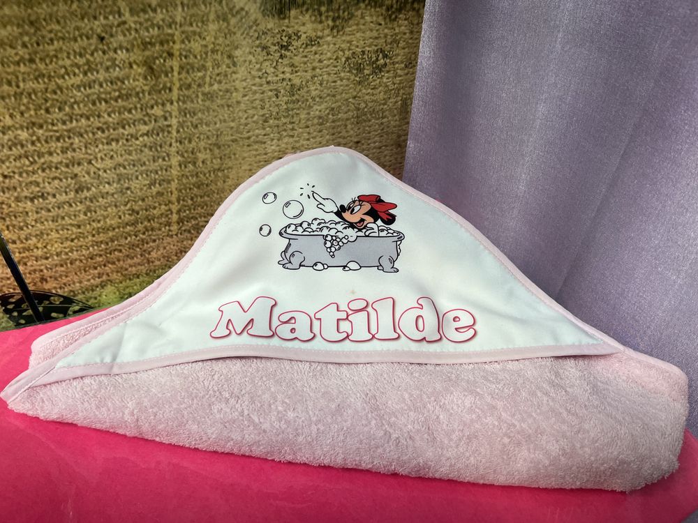 Toalha de banho personalizada para bebe